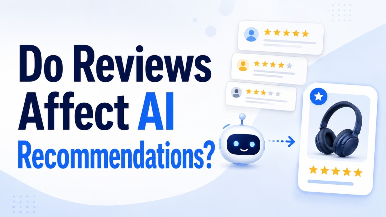 AI recommendations local business reviews checklist thumbnail showing review signals, AI search, and customer trust checks
