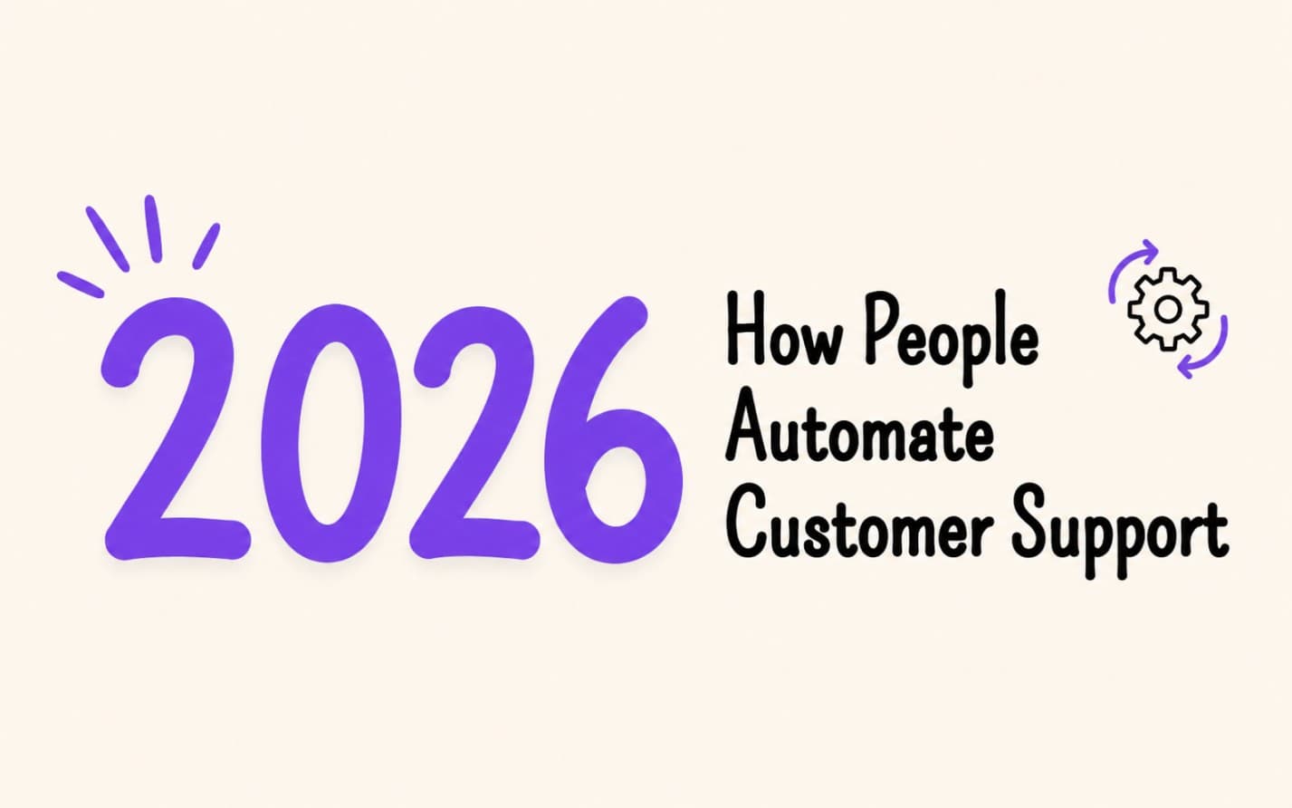 Customer support automation in 2026 thumbnail showing AI support workflows for local businesses