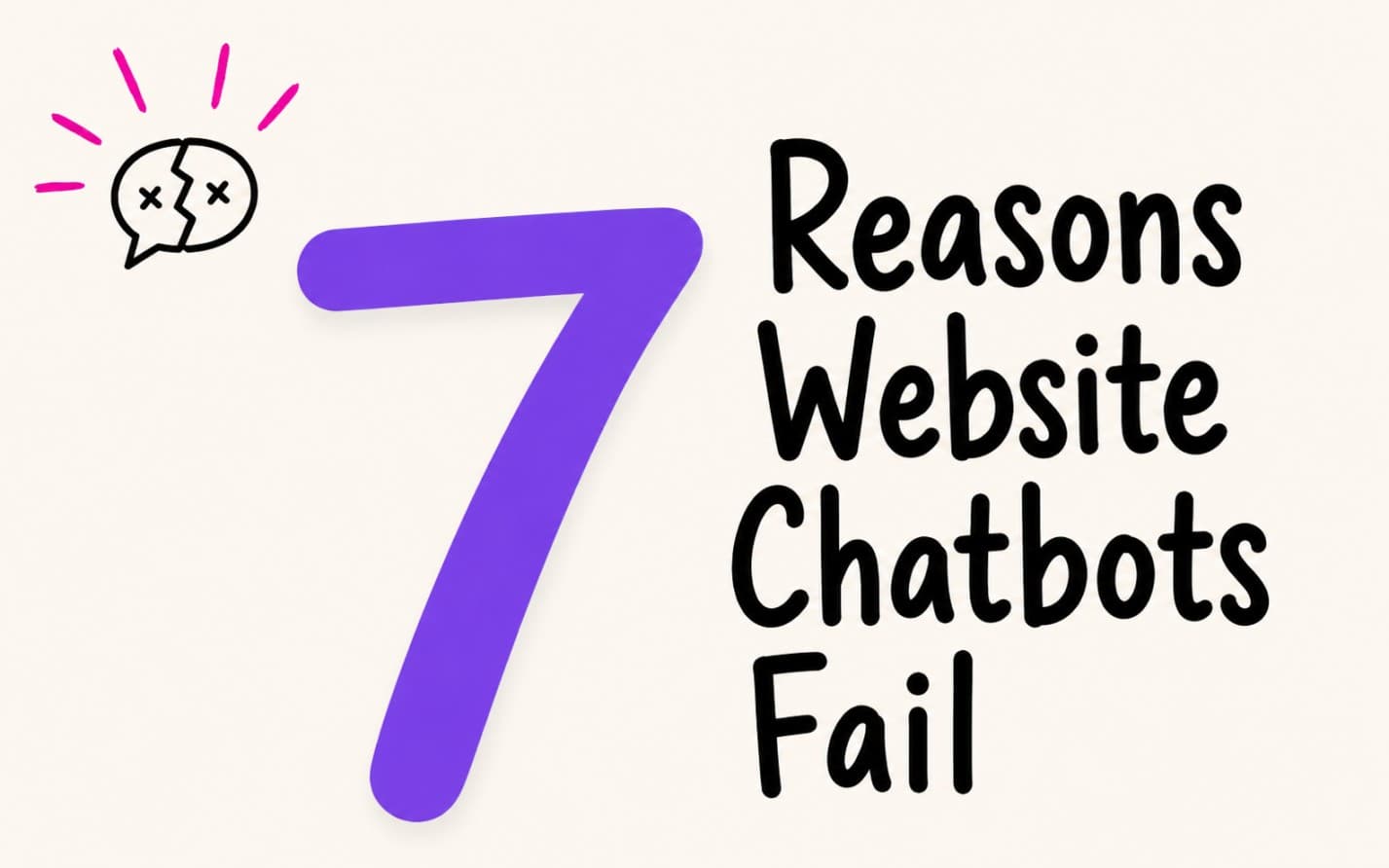 Website chatbot failure audit thumbnail for local business websites