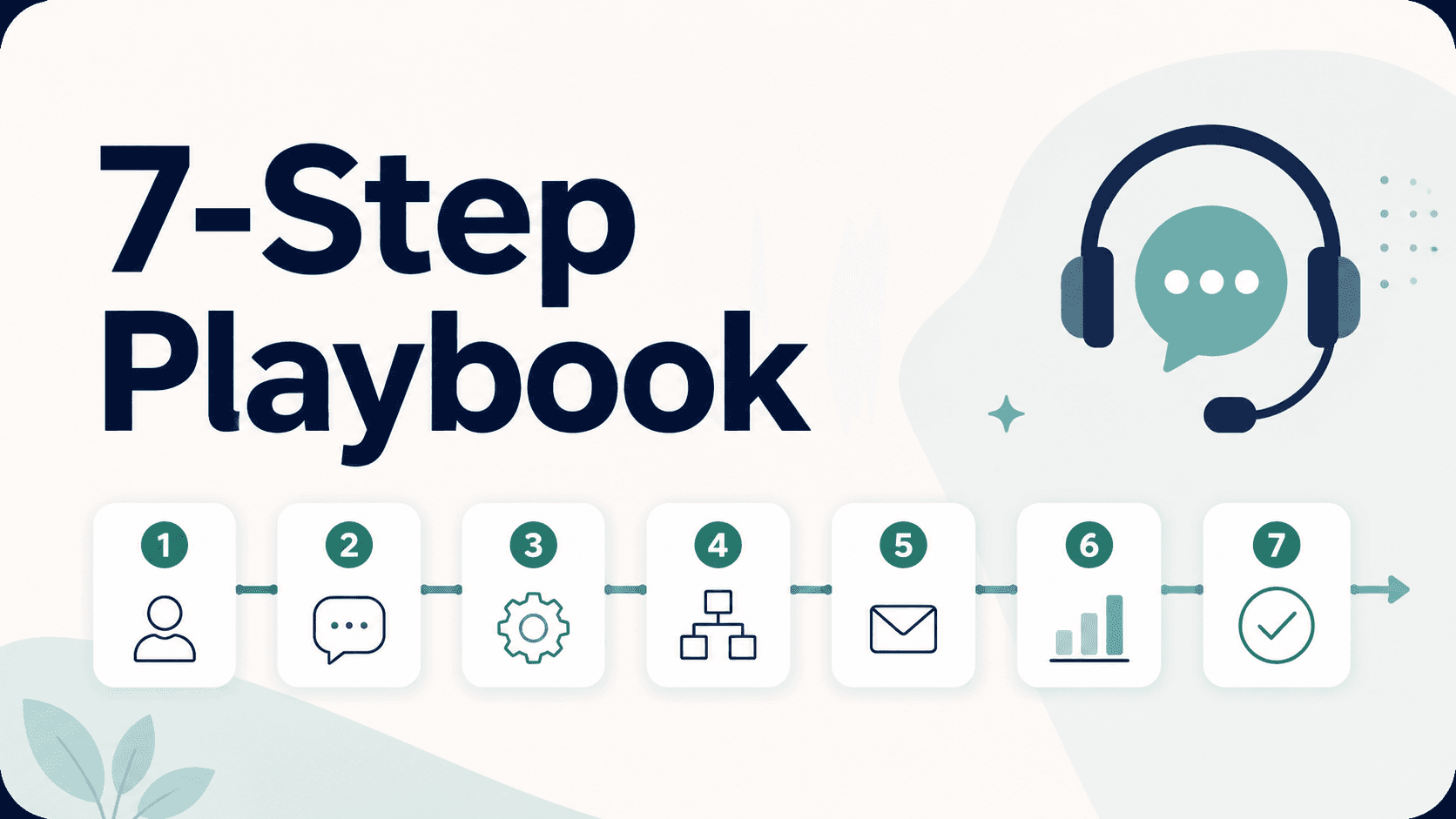 Customer service automation 7-step playbook thumbnail for small businesses