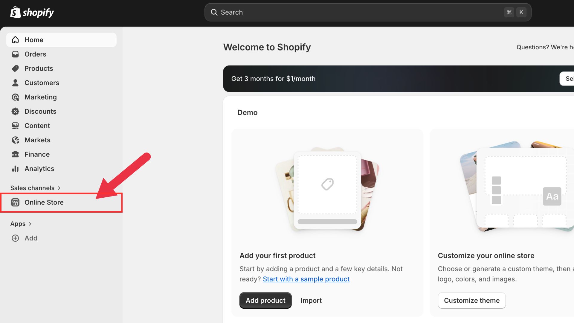 Shopify Install Step 2