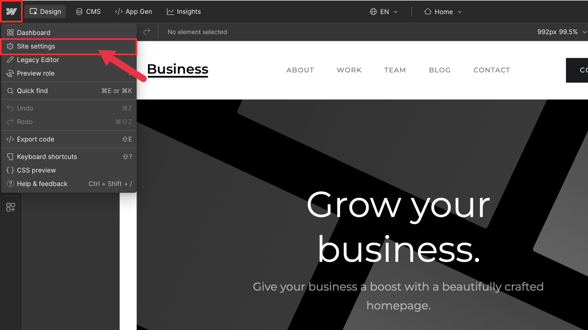 Webflow Install Step 3