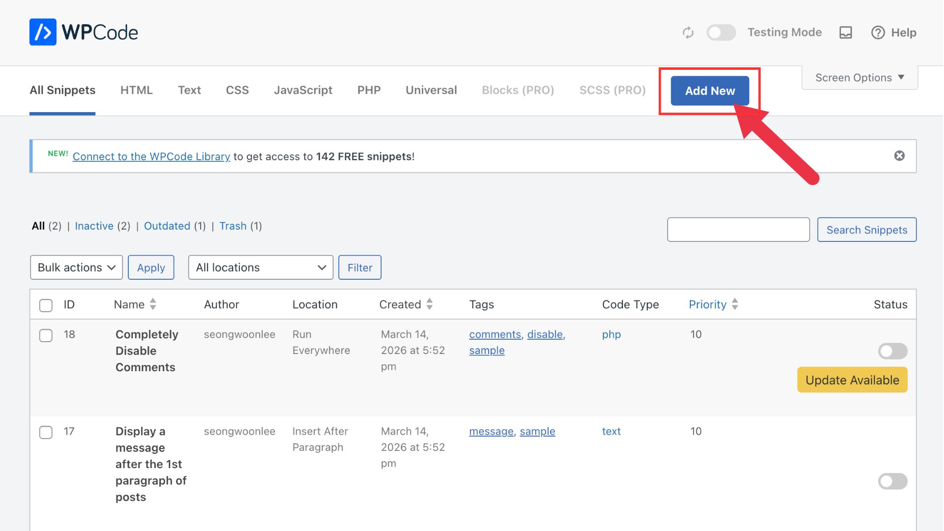 WordPress Install Step 7